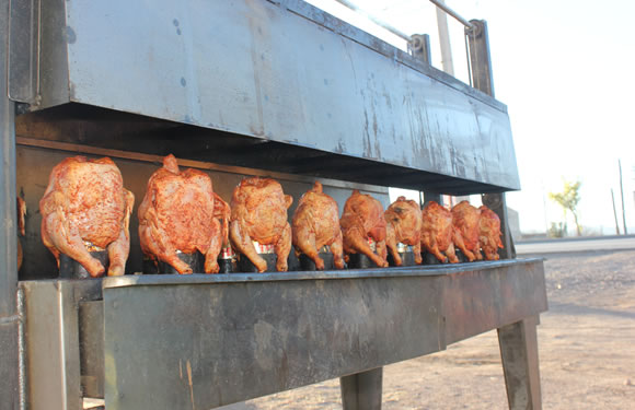 Sale al vapor blandito como la barbacoa